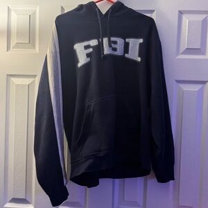 Navy blue  FBI Hoodie used